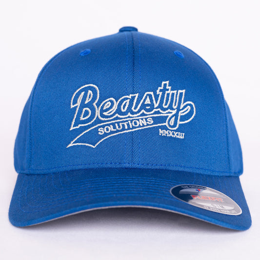 🧢 Beasty Solutions Trucker Hat – Full Cursive design